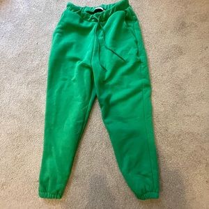 ASOS green sweatpants
